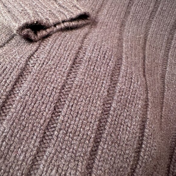 Abercrombie Fitch Muscle Ribbed Fisherman Sweater Turtleneck Mens Wool Patch - Picture 9 of 16